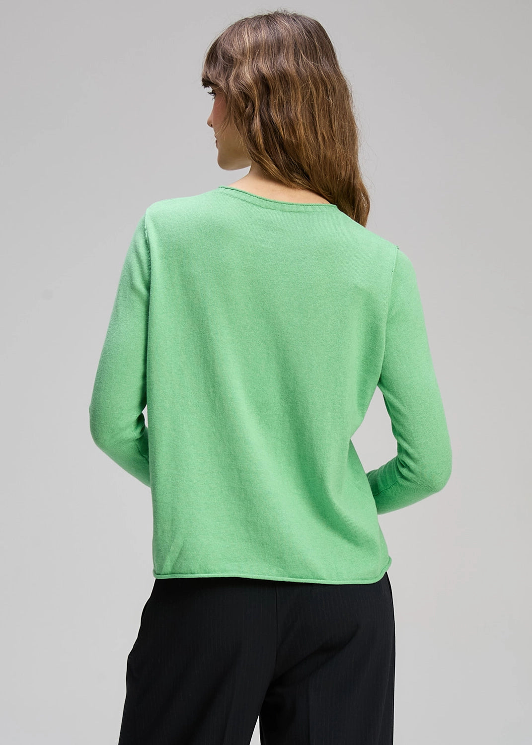 Zaket & Plover Crew Essential In Basil Zp8145