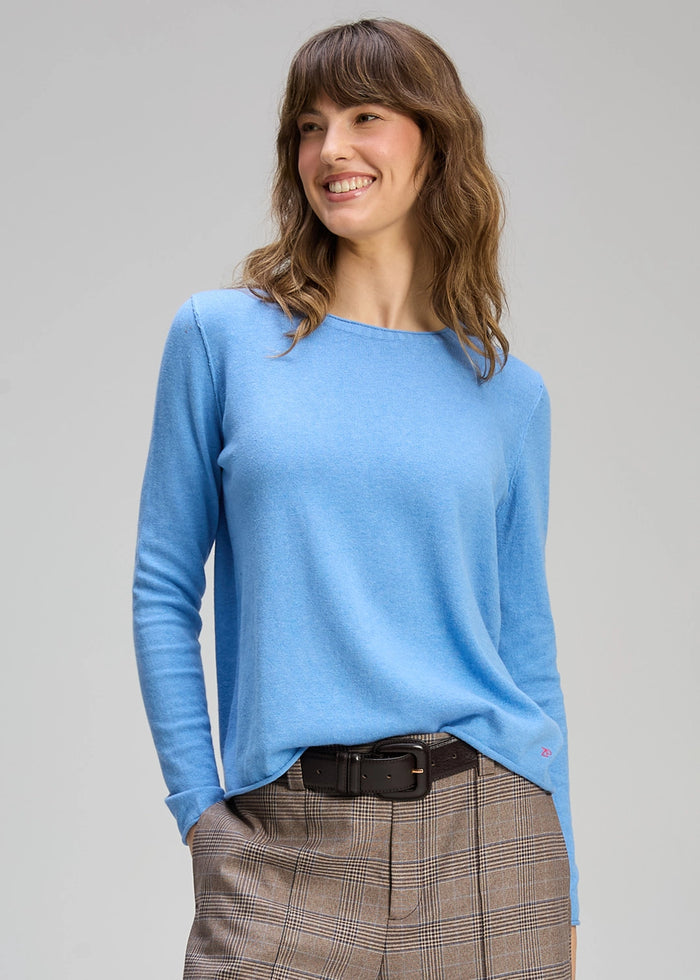 Zaket & Plover Crew Essential In Blueberry Zp8145