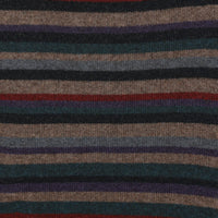 Mansted Zett Yak Stripe Scarf in Mushroom