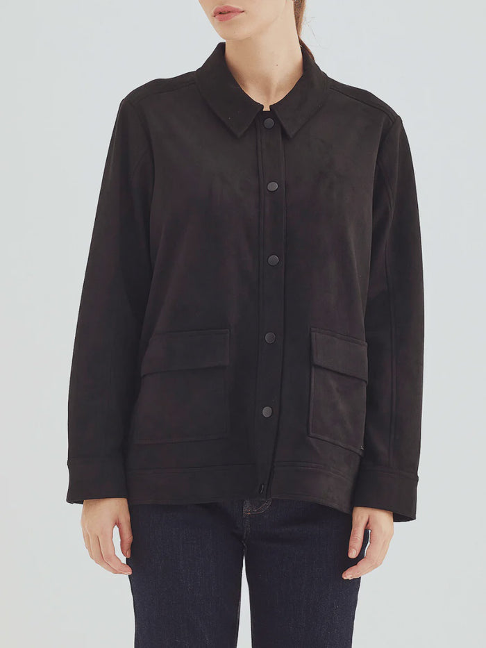 Verge Alina Jacket- No Contrast Collar in Black 1081UBR