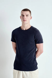 American Vintage Men's T-Shirt Bysapick in Navy MBYSA18BH25