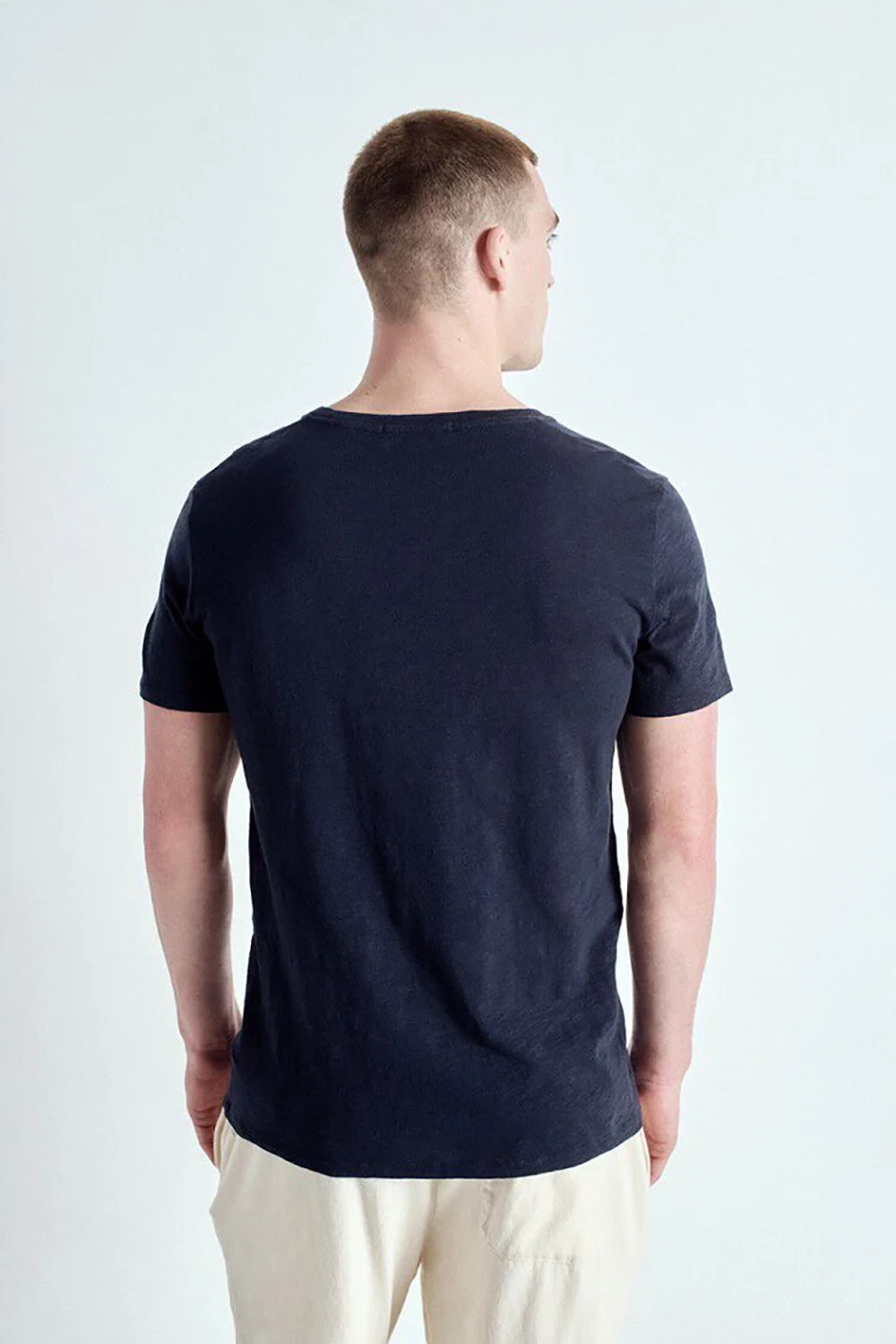 American Vintage Men's T-Shirt Bysapick in Navy MBYSA18BH25