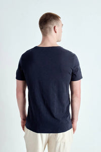 American Vintage Men's T-Shirt Bysapick in Navy MBYSA18BH25