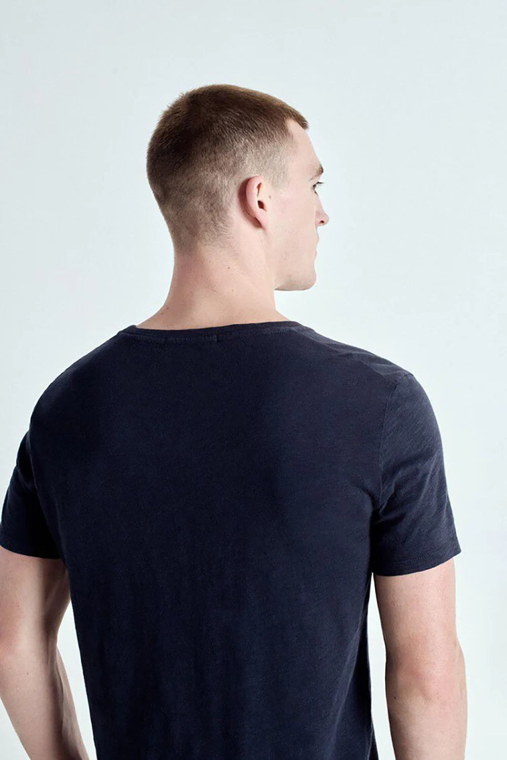 American Vintage Men's T-Shirt Bysapick in Navy MBYSA18BH25