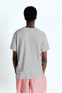 American Vintage Men's T-Shirt Bysapick in Polar Melange MBYSA18BH25