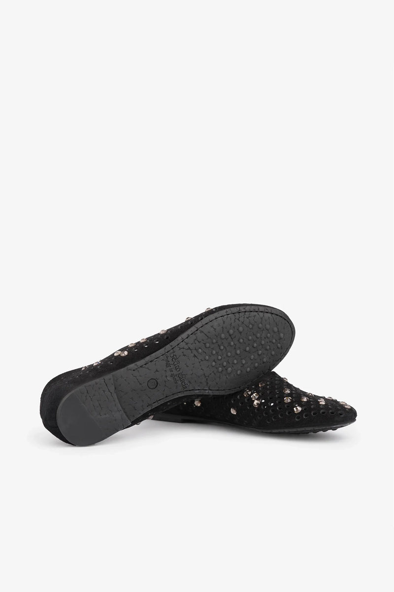 Pedro Garcia Ballerina Shoe with Embellishment Ariane