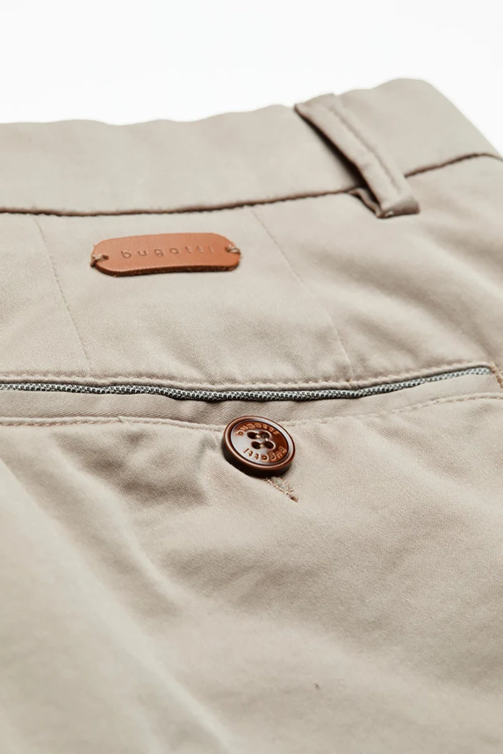 Bugatti Modern Fit Flat-front Chinos 4220-16224