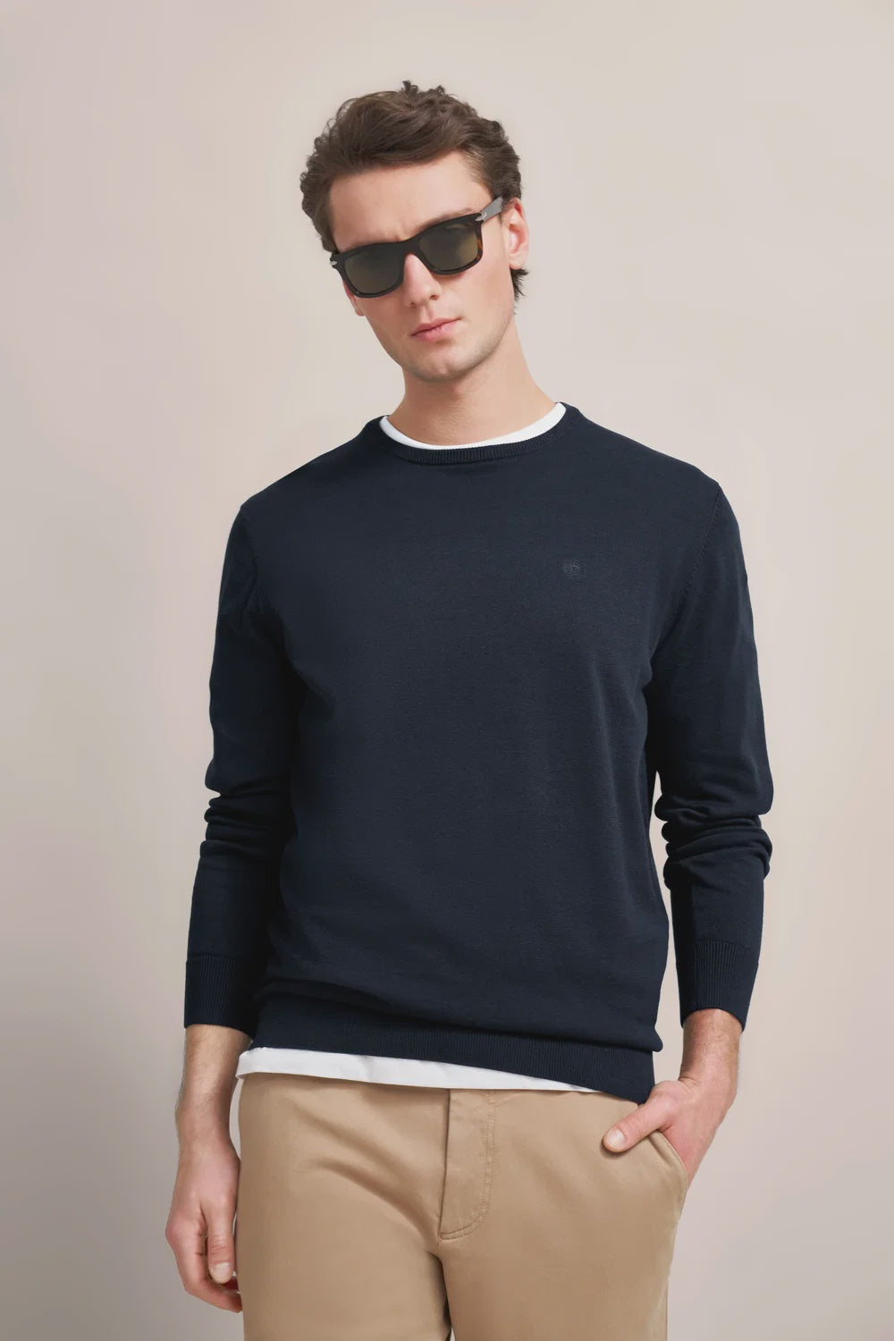 Bugatti Crew Knit 7400-95510-390