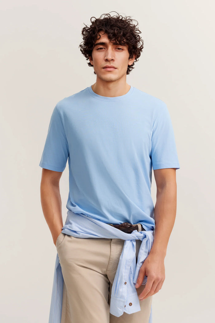Bugatti TShirt in Sky 8350-15040E-320