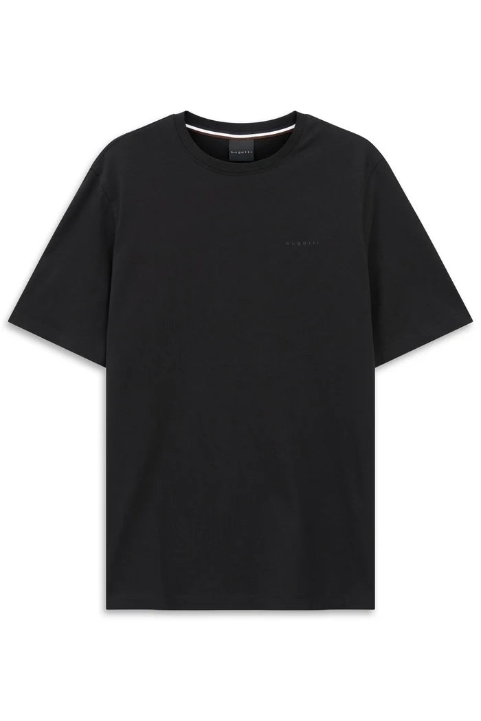 Bugatti Crew Neck TShirt in Black 8350-95040-290