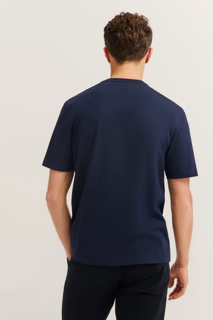 Bugatti Crew Neck TShirt in Navy 8350-95040-390