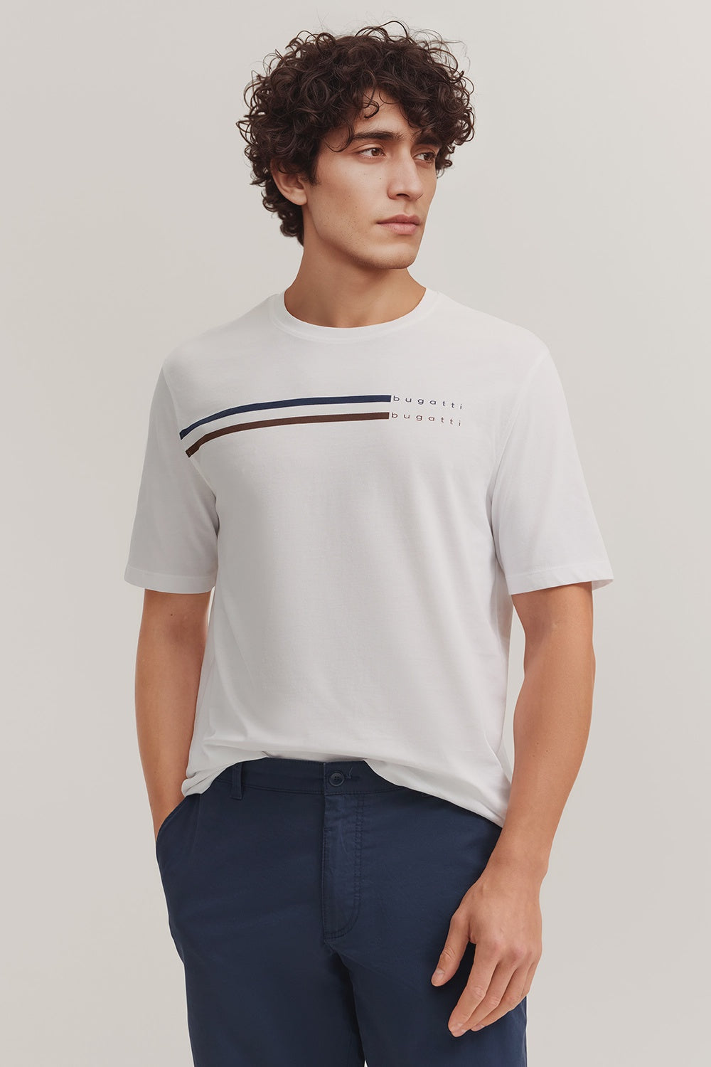 Bugatti Shirt O Neck  8350-15041E-10