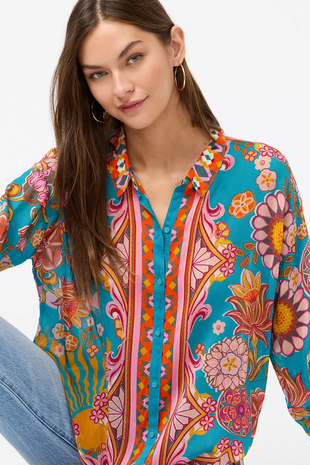 Johnny Was The Audrey Button Up Shirt - Endora C10125-E