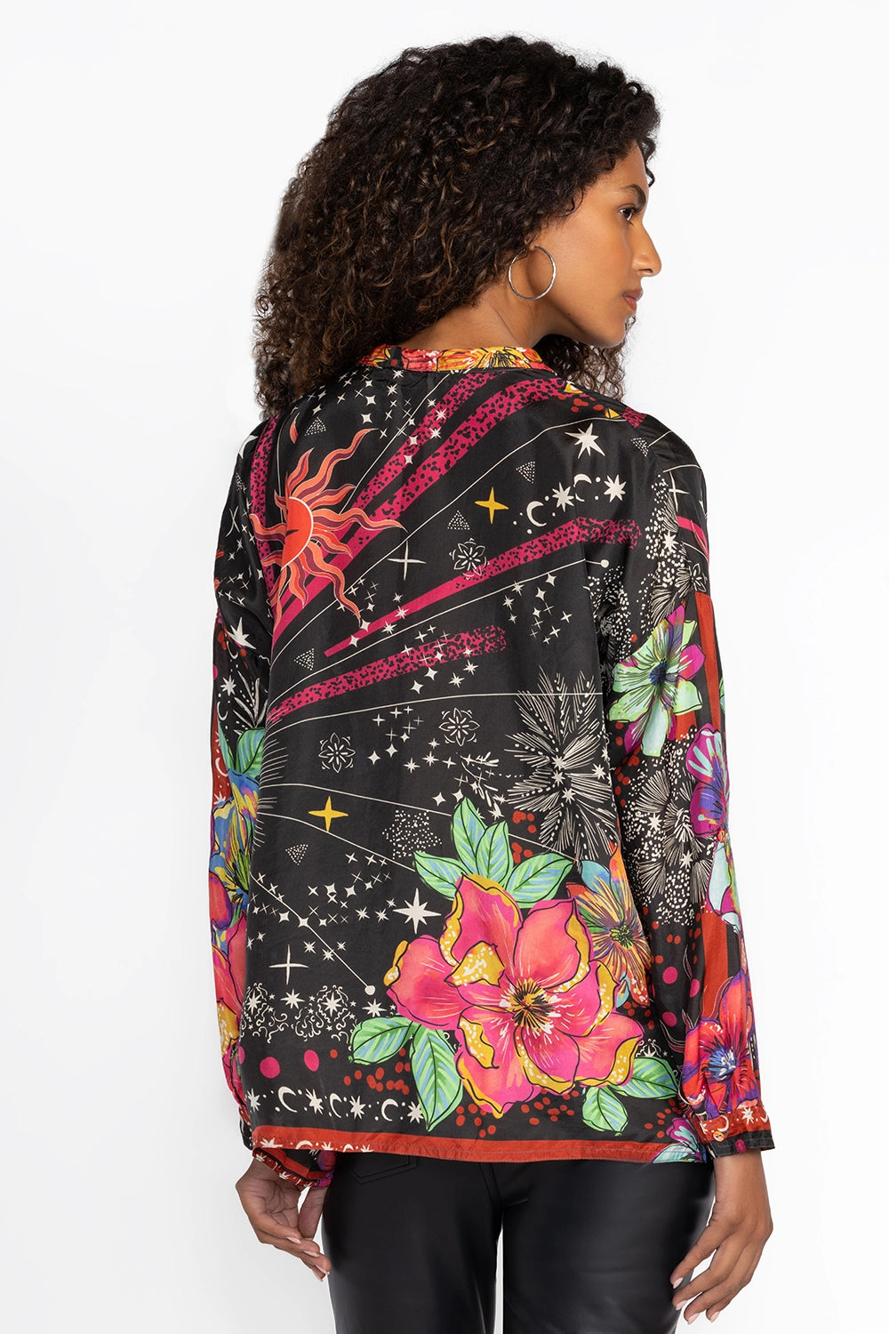 Johnny Was Audrey Oversized Blouse - Starry Night C10824-O