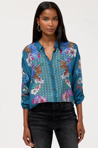 Johnny Was The Audrey Button Up Shirt - Dewflower C11526-7- Pre-Order September Delivery