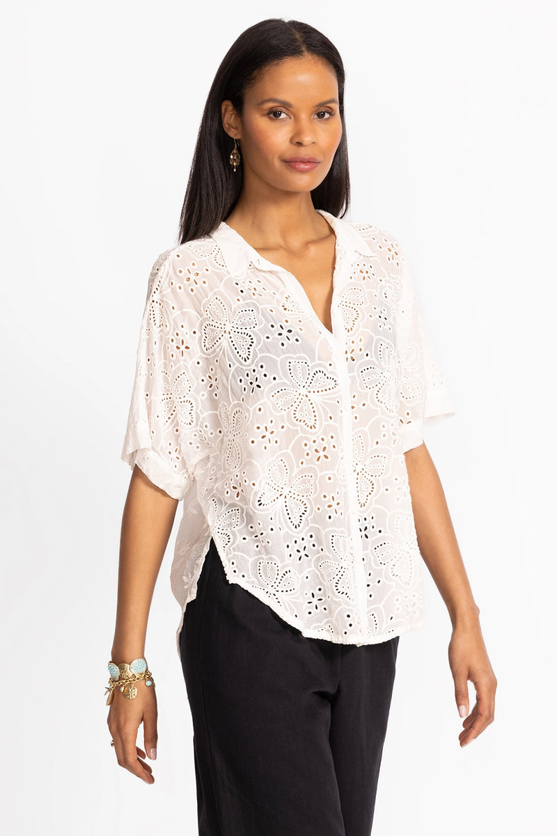 Johnny Was The Audrey Short Sleeve Shirt - Mariposa C18125-4