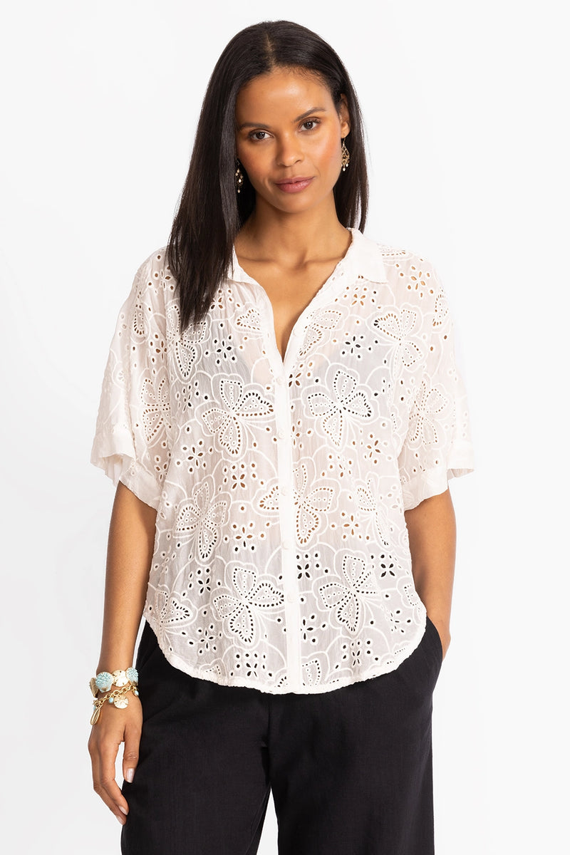 Johnny Was The Audrey Short Sleeve Shirt - Mariposa C18125-4
