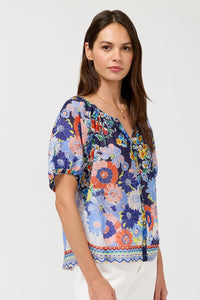 Johnny Was Margot Short Sleeve Blouse - Tiana C19526-5