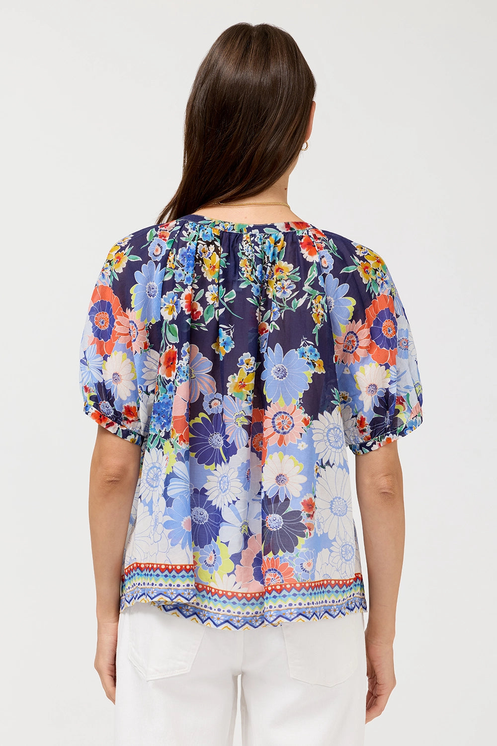 Johnny Was Margot Short Sleeve Blouse - Tiana C19526-5