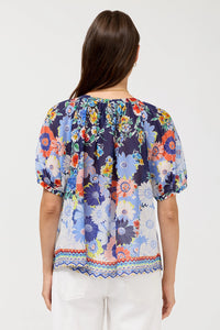 Johnny Was Margot Short Sleeve Blouse - Tiana C19526-5