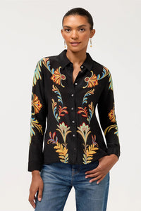 Johnny Was Maebelle Ruffle Blouse - Jurupa C19726-8 - Pre-Order October Delivery