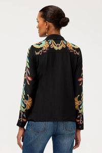 Johnny Was Maebelle Ruffle Blouse - Jurupa C19726-8 - Pre-Order October Delivery