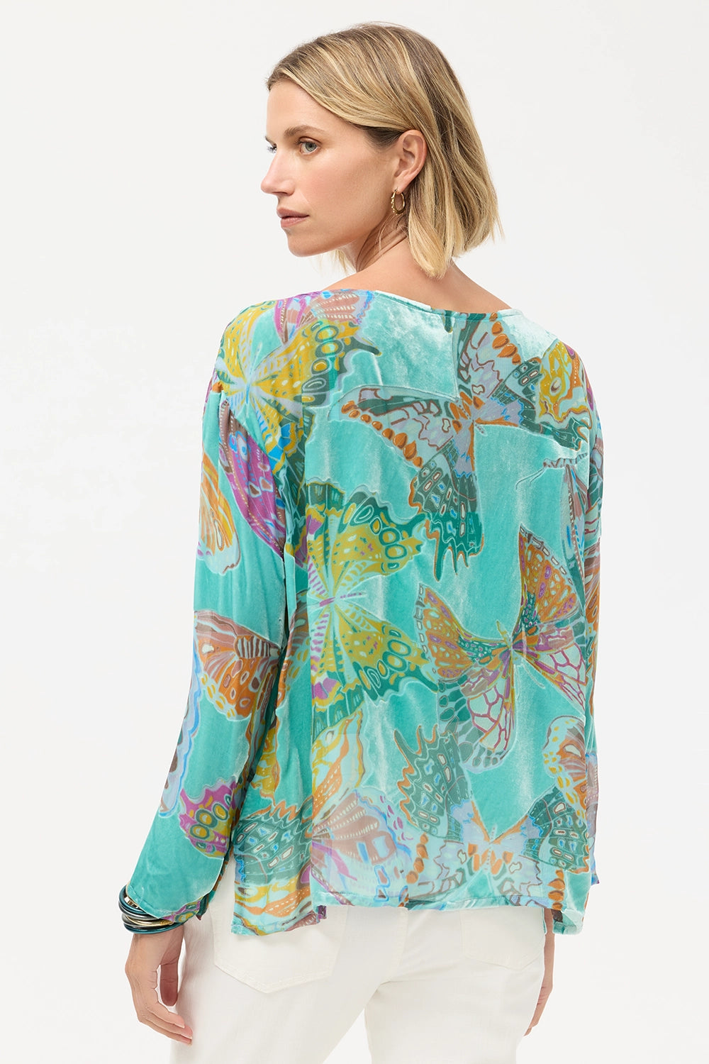 Johnny Was Leo Blouse- Ofelia Burnout (Slip) C19825-E