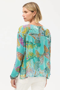 Johnny Was Leo Blouse- Ofelia Burnout (Slip) C19825-E