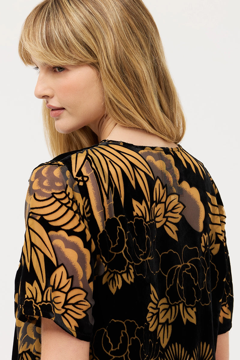 Johnny Was Modet Short Dress - Lyla Burnout C33425-9