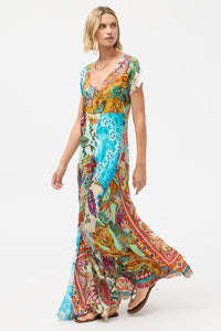 Johnny Was Patchwork Dress (Slip) - Gillian Mix C37825-E