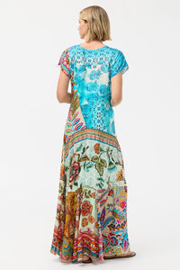 Johnny Was Patchwork Dress (Slip) - Gillian Mix C37825-E