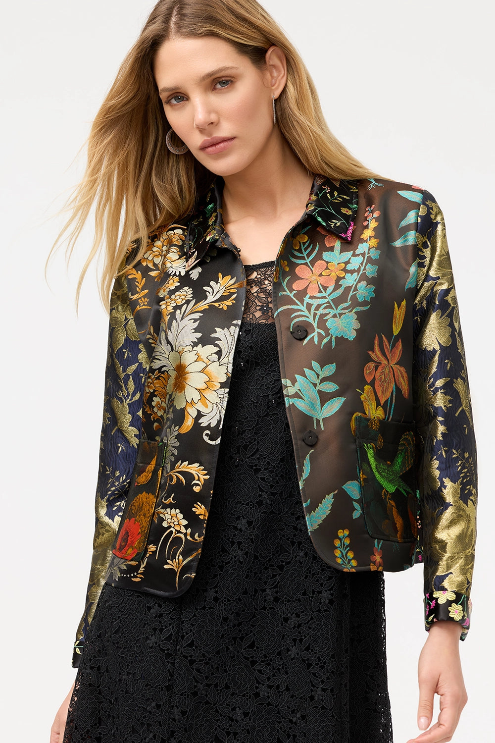 Johnny Was Limited Edition Jacquard Cropped Jacket C41625-O - Pre-Order December Delivery