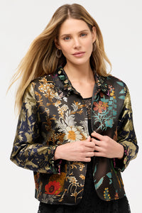 Johnny Was Limited Edition Jacquard Cropped Jacket C41625-O - Pre-Order December Delivery
