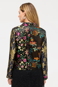 Johnny Was Limited Edition Jacquard Cropped Jacket C41625-O - Pre-Order December Delivery