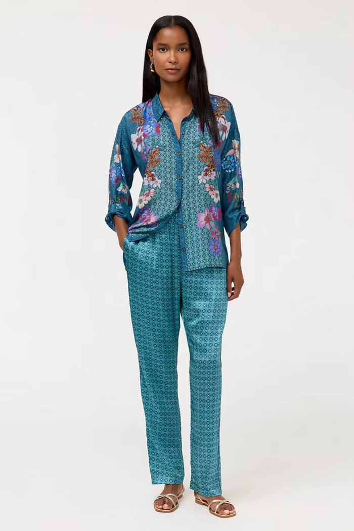 Johnny Was Kanni Pant - Dewflower C62826-7- Pre-Order September Delivery