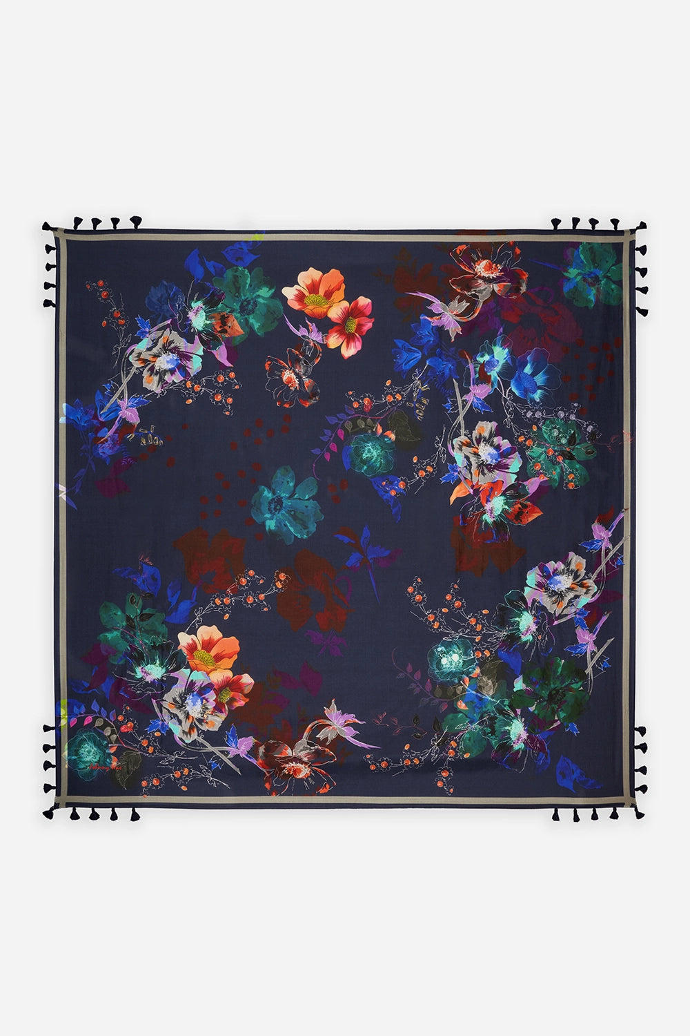 Johnny Was Silk Scarf - Midnight C90624-9