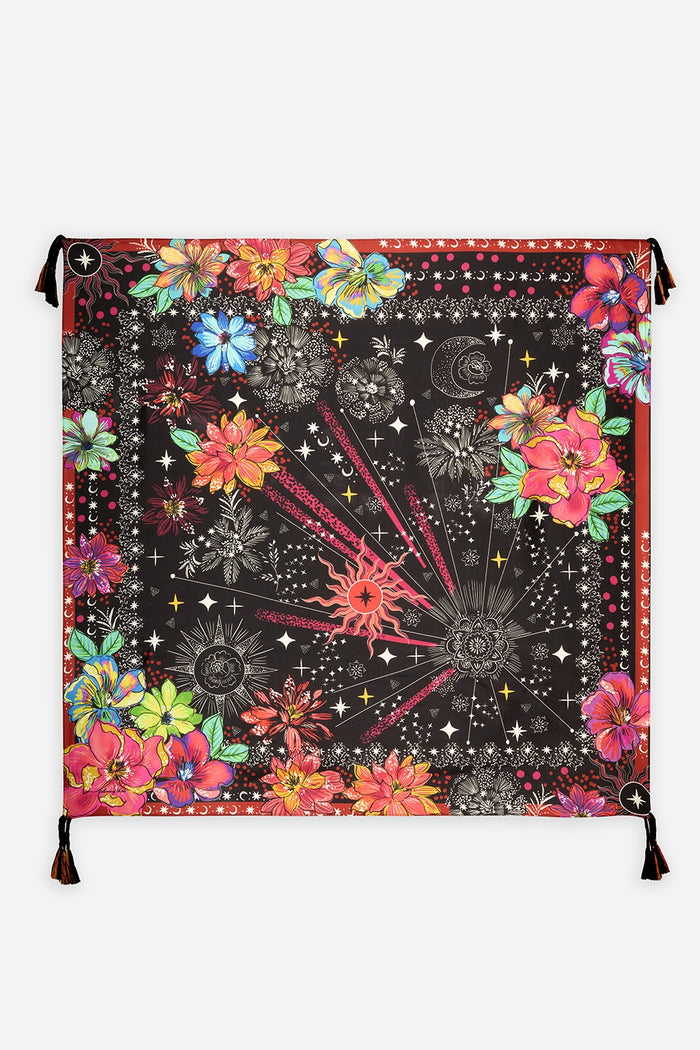 Johnny Was Silk Scarf - Starry Night C91024-O