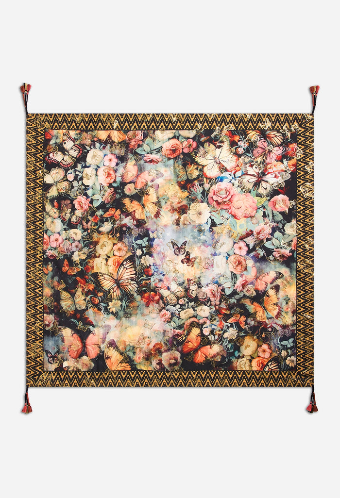 Johnny Was Silk Scarf - Teyros C96025-O - Pre-Order December Delivery