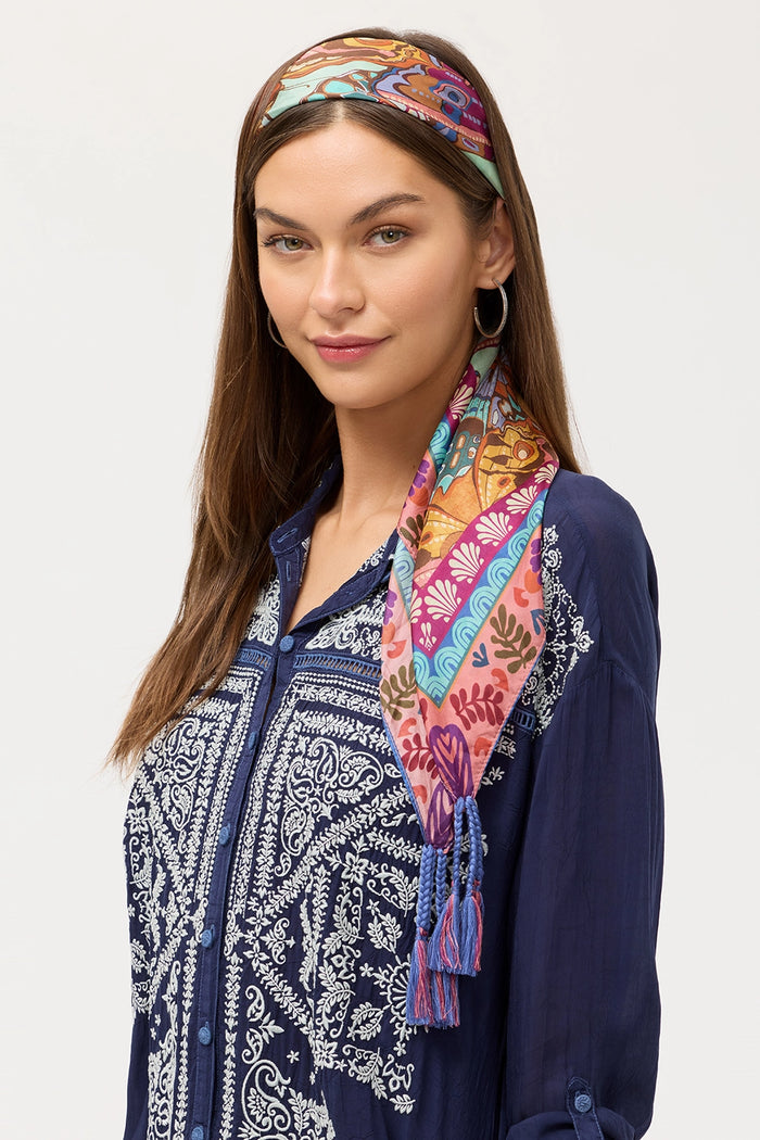 Johnny Was Silk Scarf - Ofelia C96325-E