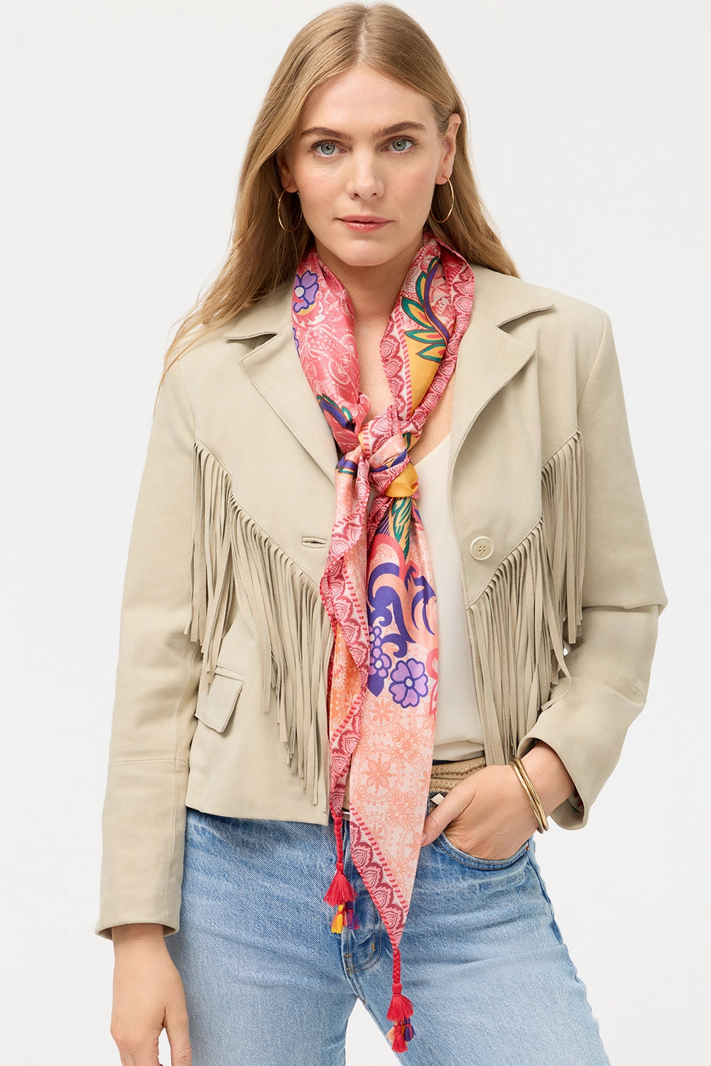 Johnny Was Silk Scarf - Linea C97026-1