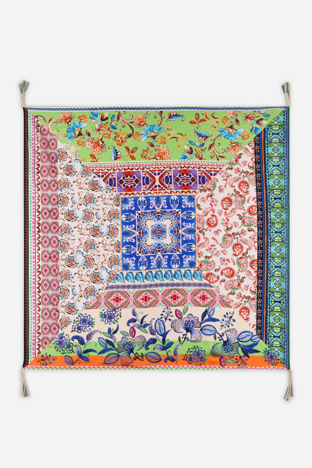 Johnny Was Silk Scarf - Armeria C97826-3