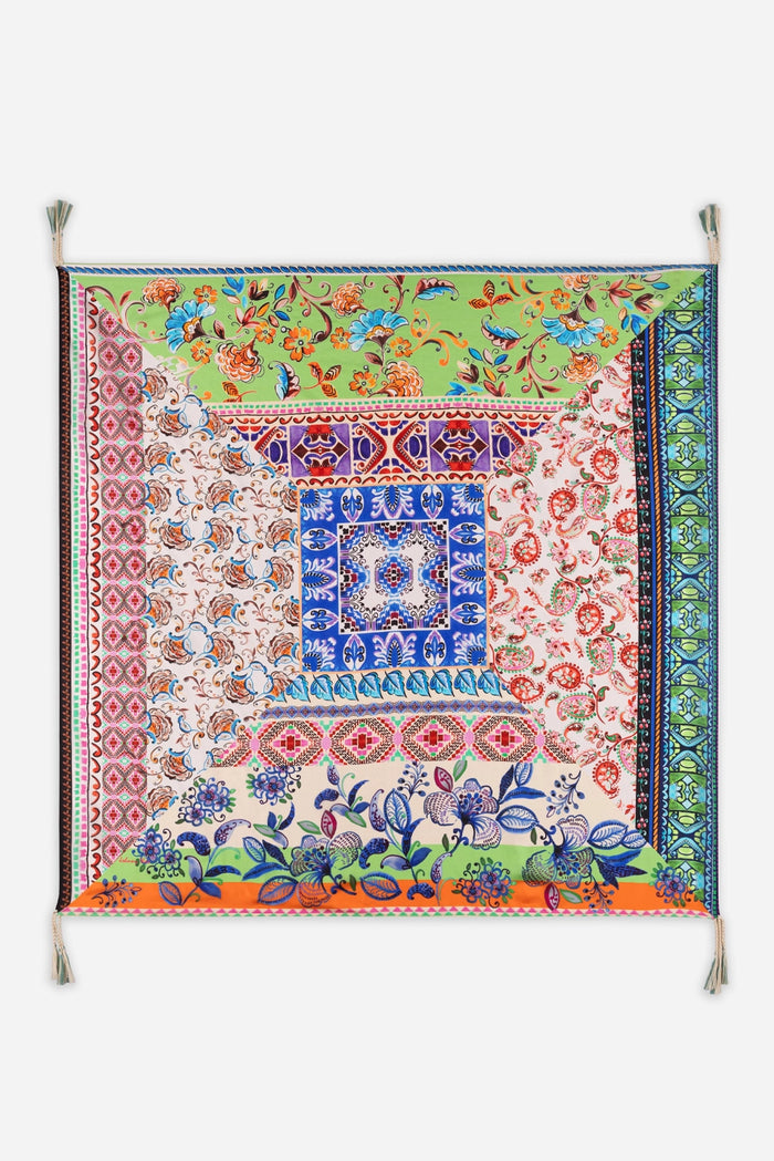 Johnny Was Silk Scarf - Armeria C97826-3