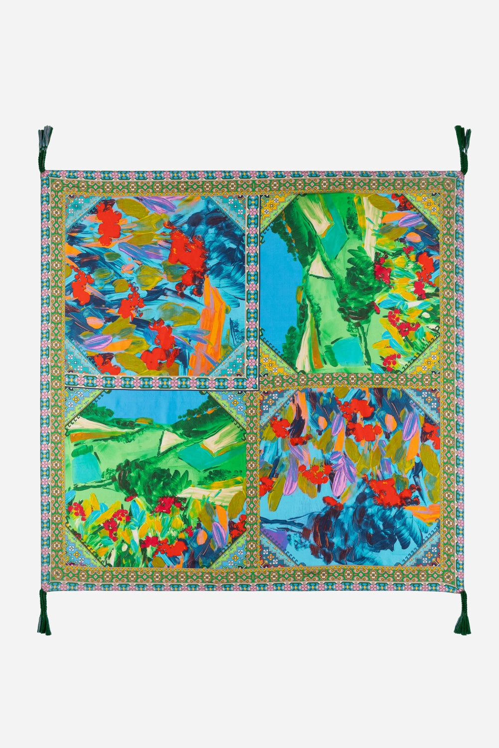 Johnny Was Silk Scarf - Torenia C98126-3
