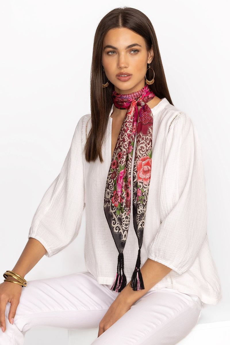 Johnny Was Pink Lace Scarf C98724-5