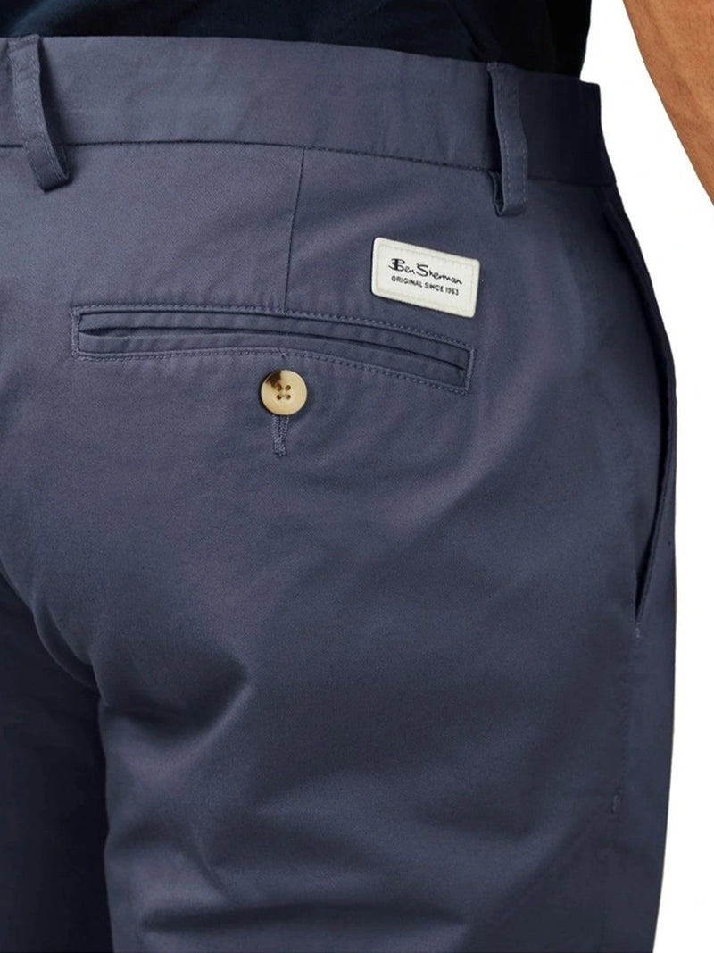 Ben Sherman Signature Slim Stretch Chino in Mood Indigo B1012756