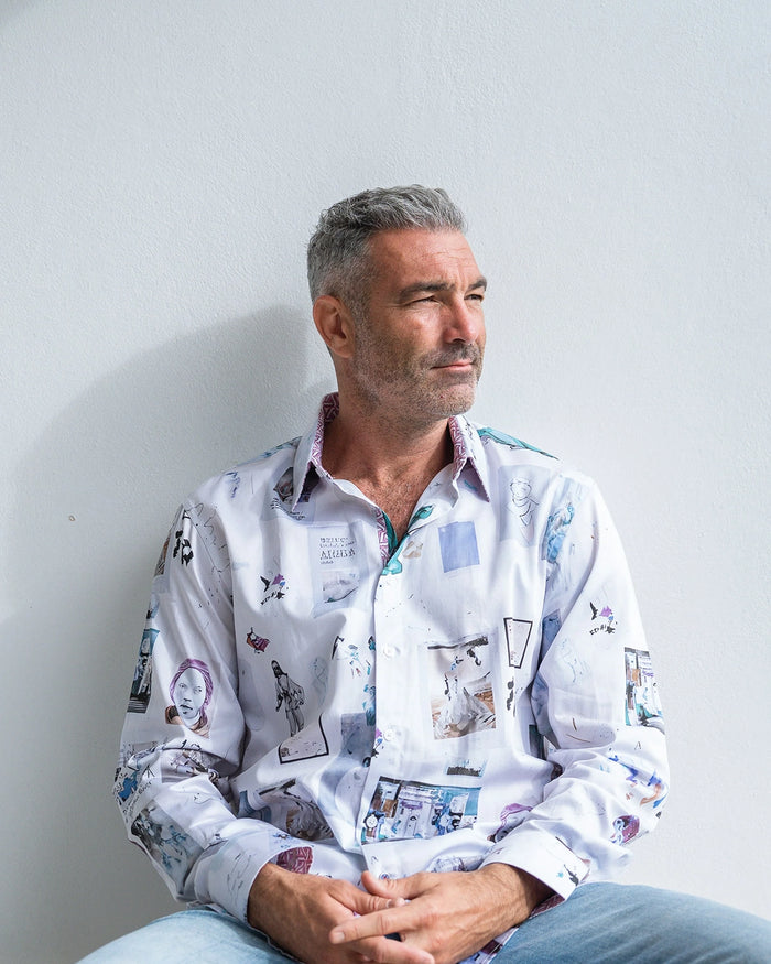 John Lennon Newark Long Sleeve Shirt White Jlw1128