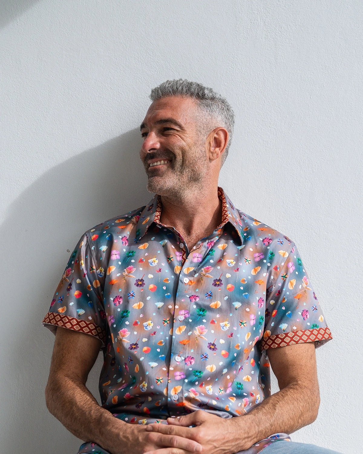 John Lennon Stockport Short Sleeve Shirt Mud JLW1132