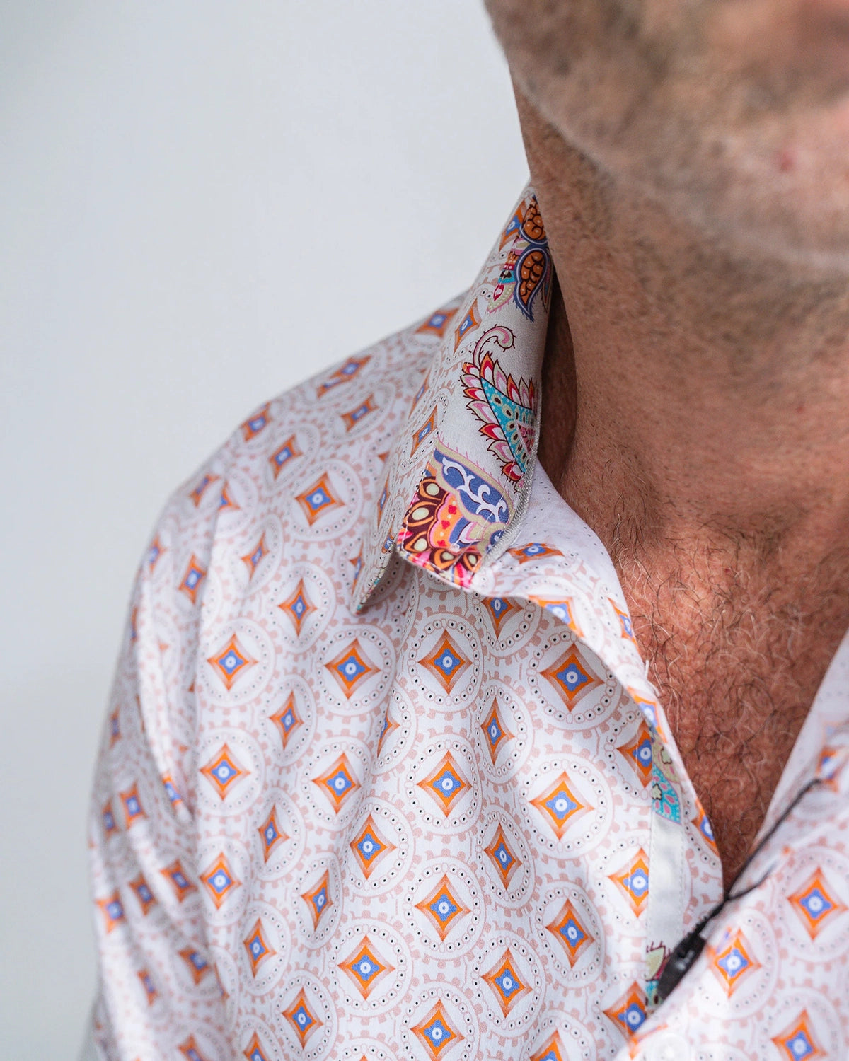 John Lennon Spalding Short Sleeve Shirt Ecru Jlw1131