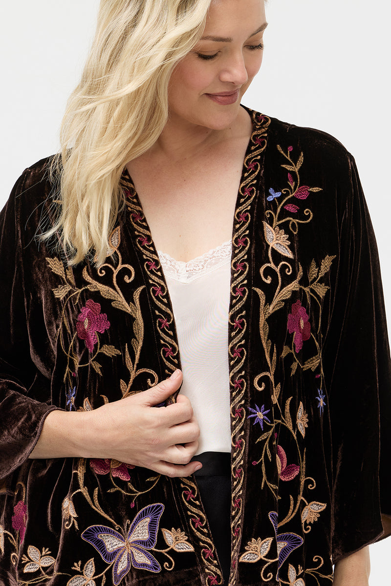 Johnny Was Velvet Bolero - Carminia J44225-O - Pre-Order December Delivery