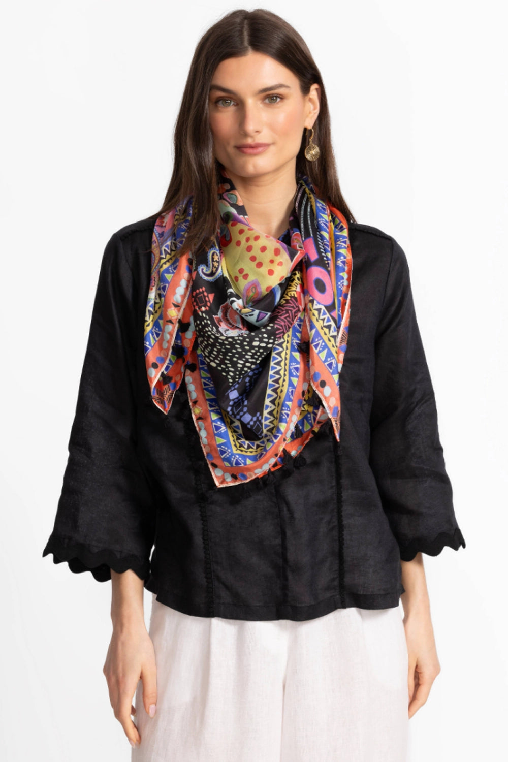 Johnny Was Silk Scarf - Jenny C93125-4